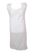 Flat Pack White Aprons