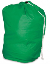 Drawstring Laundry Bag Green