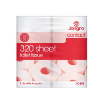 Contract 320 Sheet Toilet Roll 2ply CTNx36 Contract 320 Sheet Toilet Roll 2ply CTNx36