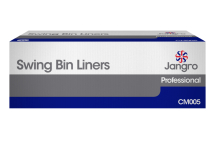 Jangro Swing Bin Liners 13x23x30inch White CTNx1000