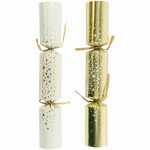 11" Cream & Gold Starburst Mixed Crackers