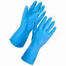 Household Gloves Blue Medium