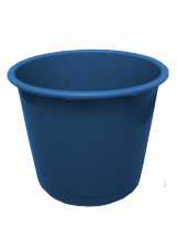 BIN round office PLASTIC waste bin 14ltr