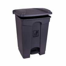 Pedal Bin 45l Grey flip up lid