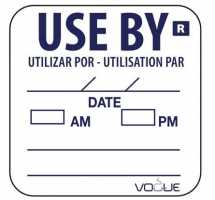 Use By Spot Labels Roll of 1000