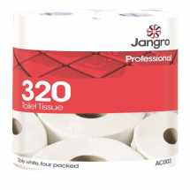 Jangro Twin Wrap Toilet Rolls (320shx36)