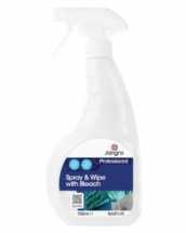 Jangro Spray & Wipe with Bleach - 750ml