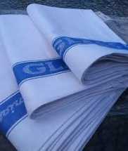 Linen Union Glass Cloth 50x76cm Pack of 10 - Blue