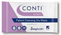 Conti SoSoft Large Dry Patient Wipes Pack of 100