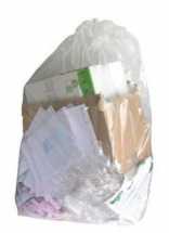 Jangro Refuse Sack 18x28x38inch Medium Duty - Clear CTNx200