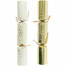 11inch Cream & Gold Starburst Mixed Crackers