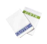 Linen Union Glass Cloth 50x76cm Pack of 10 - Green